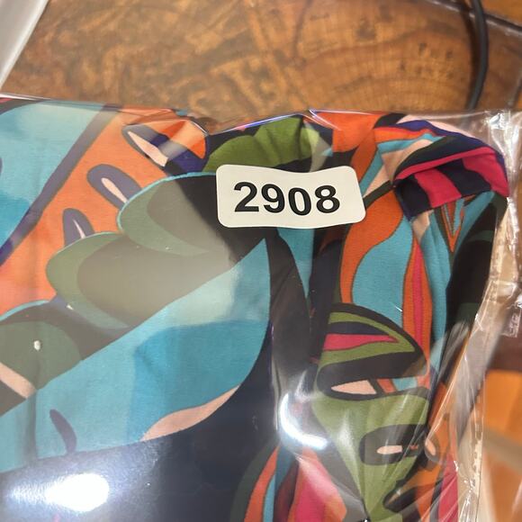 Palms Away‎ Dress Womens S Multicolor Short Sleeve Cotton Mini Summer Vacation - Picture 13 of 13